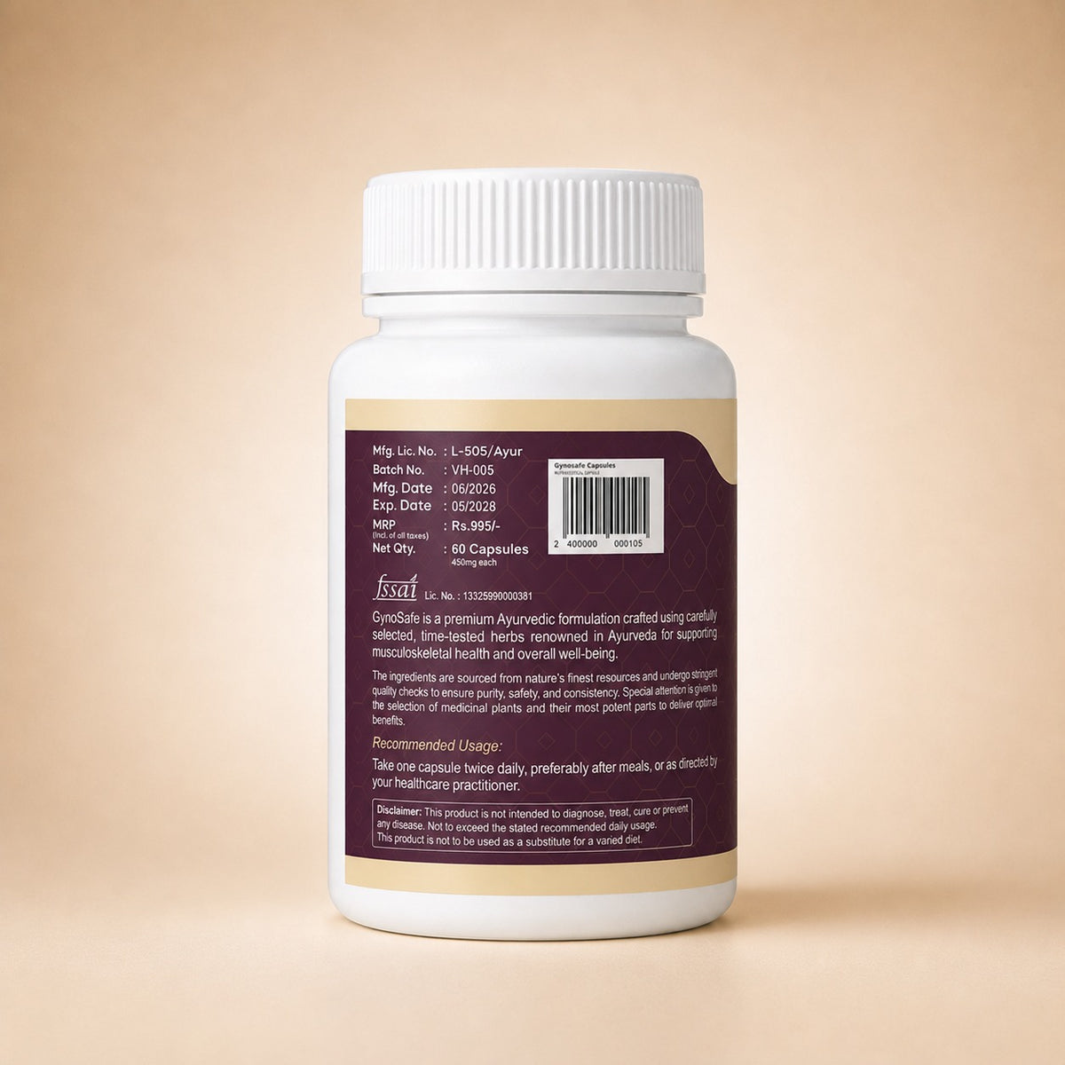 VITAHERBALS  Gynosafe Capsules