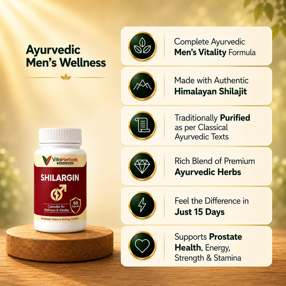 VITAHERBALS Shilargin Capsules